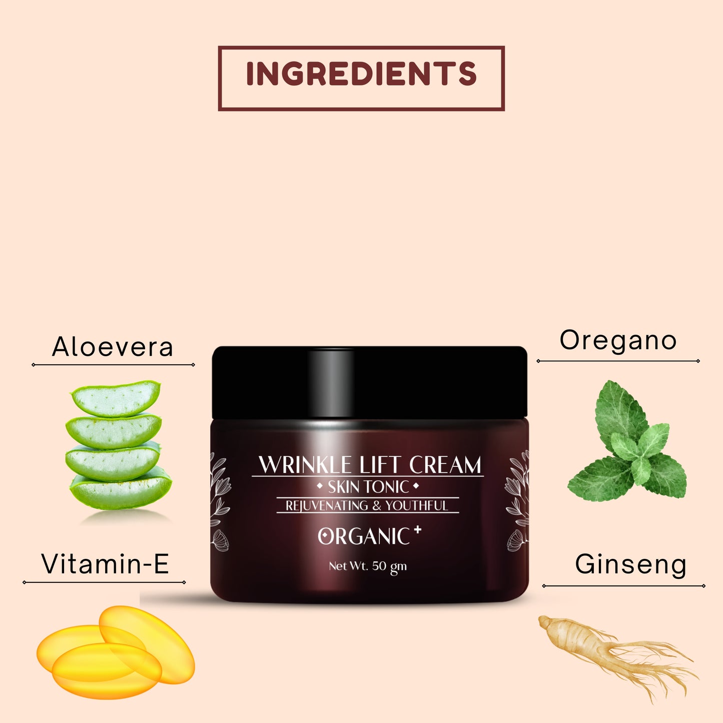 Kaissal Wrinkle Lift Cream | The Ultimate Anti-Aging Solution - 50gm