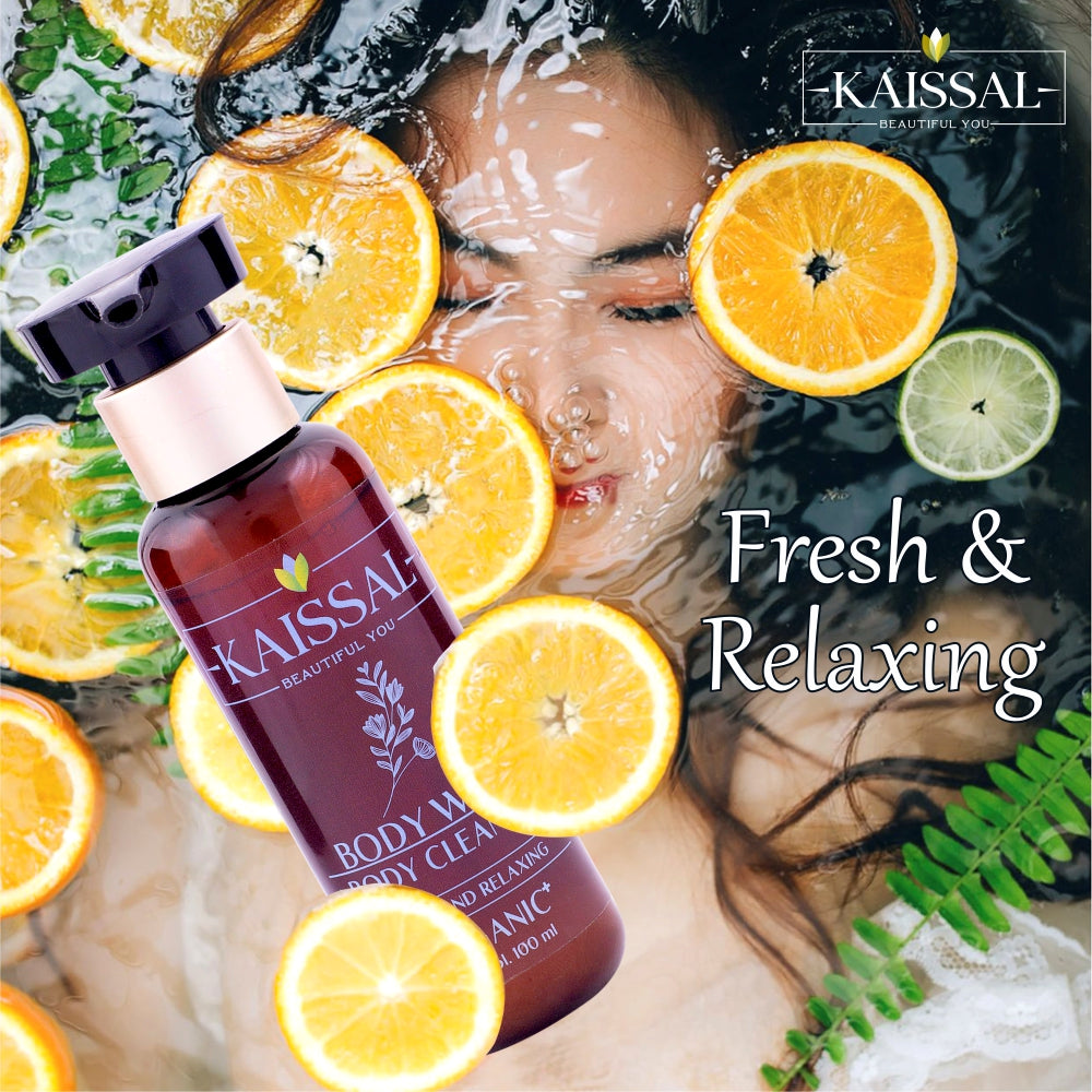 Kaissal Body Wash with Vitamin C and E: The Perfect Skin Pick-Me-Up - 100ml