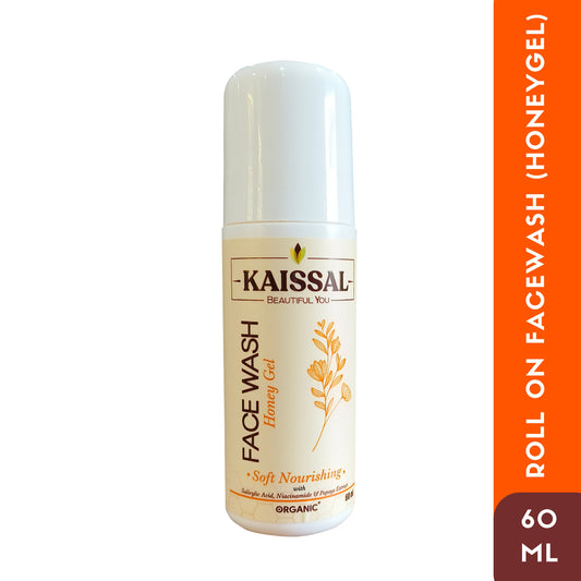Roll-on Facewash (Honey Gel) - Salicylic Acid & Papaya Extracts - 60ml